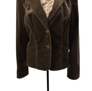 Classiques Entier Green Velvet Blazer Sz L